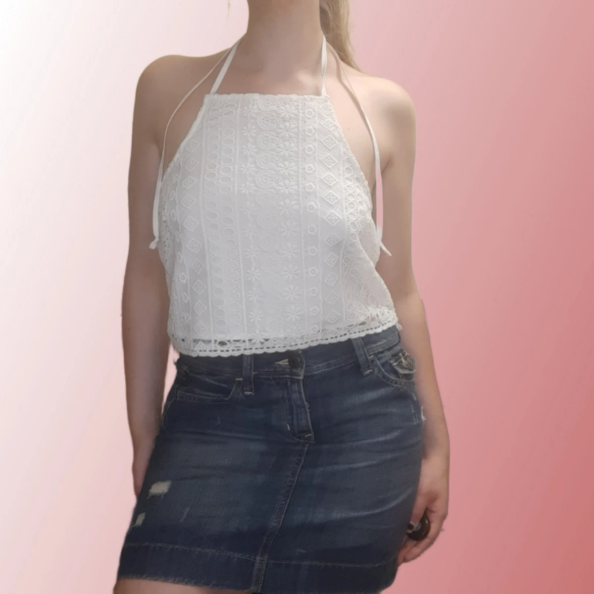 Hollister halter neck clearance top