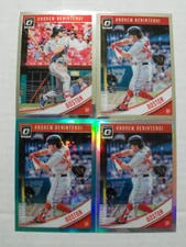 2018 Donruss Optic Variations + Refractors Andrew Benintendi Red Sox /299
