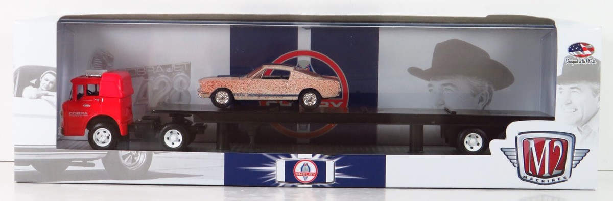M2マシーン フォード C-950 トラック & フォード・トリノ・コブラ M2 Machines R15 Auto Haulers Cobra 1964 Ford C-950 1965 Shelby