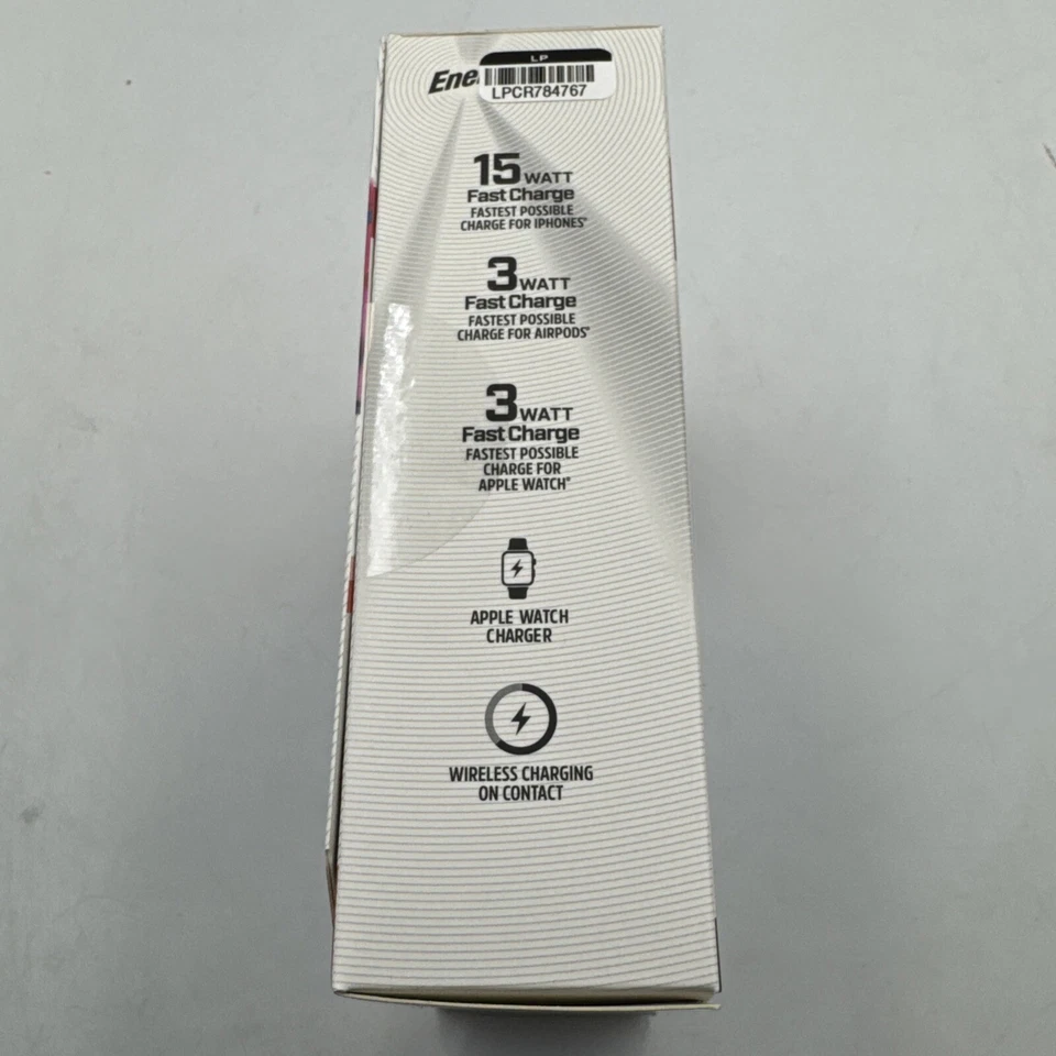 Energizer ENG-QIM02BK Estación de Carga Inalámbrica 3 en 1 QI Inalámbrica - NUEVA Foto 3 de 4