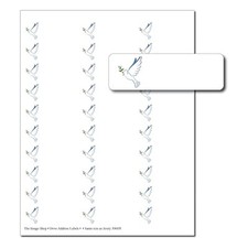Dove Blank Printable Address Labels - 150 Pack OAL993 