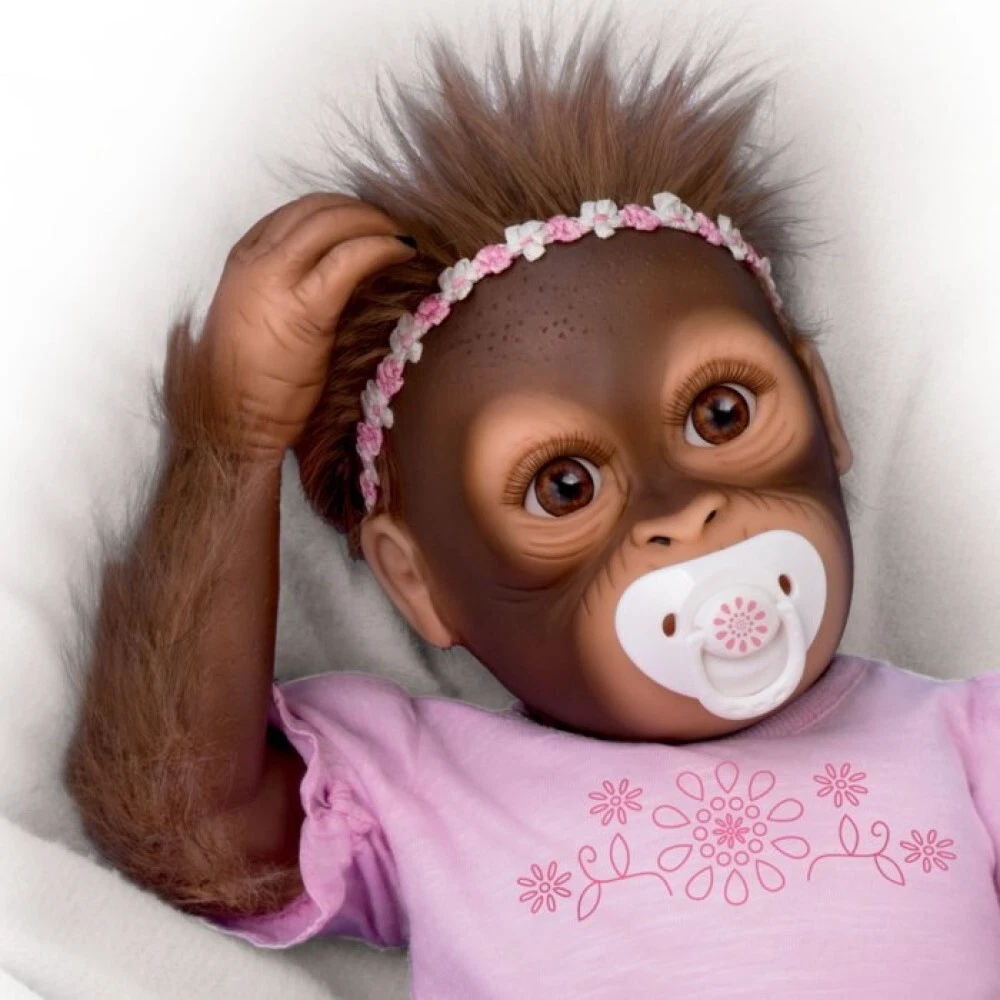 Lifelike orangutan store dolls