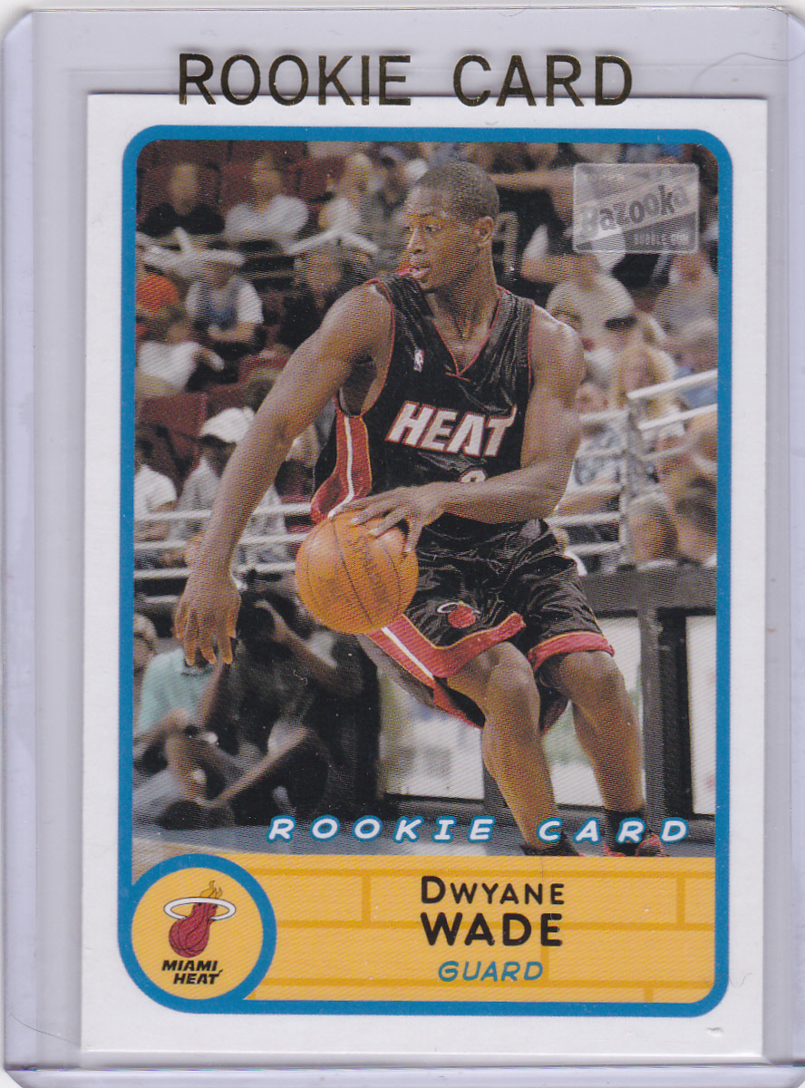 DWYANE WADE ROOKIE CARD Dwayne RC 2003 Topps Basketball Miami Heat