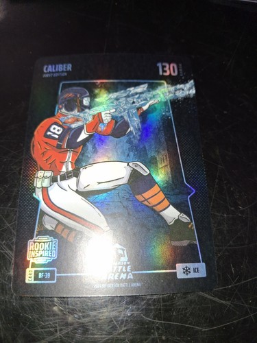Caleb Williams ROOKIE - CALIBER ICE BATTLEFOIL - 2024 Bo Jackson Battle Arena 