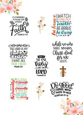 Religious Inspirational Bible Stickers Christian Daily Stickers