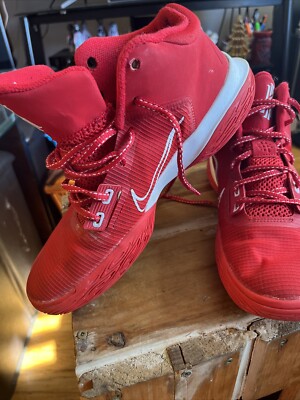 Nike Kyrie Flytrap 4 IV University Red White Mens Size 8.5 CT1972 600 Used