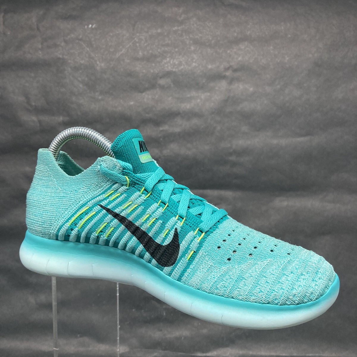 nike free rn flyknit mica green