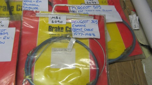JOB LOT 8 x HANDBRAKE CABLES MOPROD / POWERTRAIN VARIOUS MAKES / MODELS 1990's - Picture 4 of 5