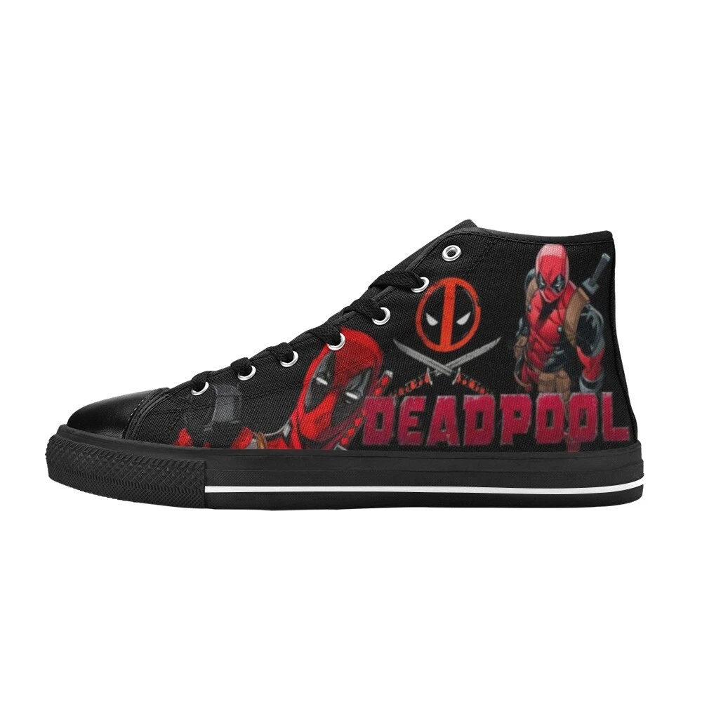 Deadpool Sneakers Custom High Top Men's Canvas Shoes