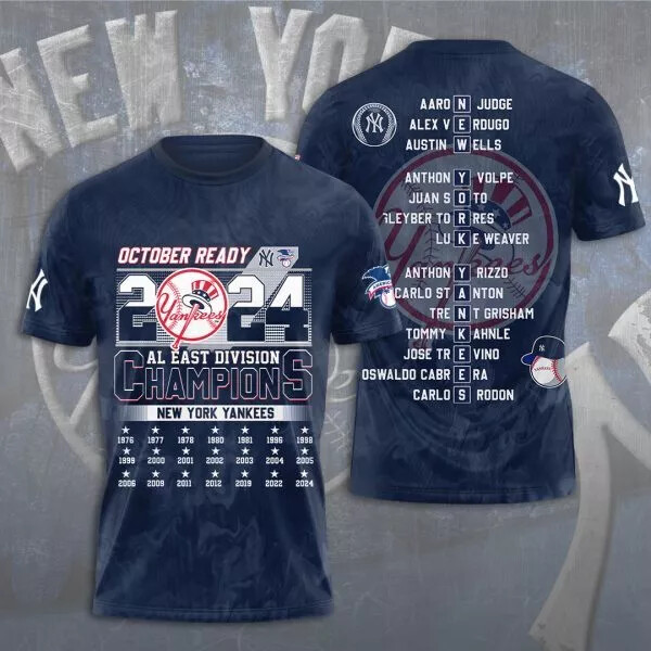 New York Yankees 3D Graphic Tee for Fans  