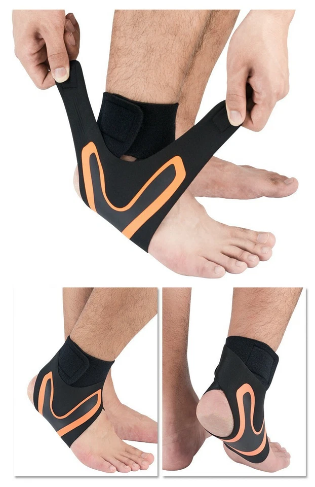 1 Pair Sports Ankle Protective Gear Support Foot Brace Guard Basketball Running - Image 2 of 4