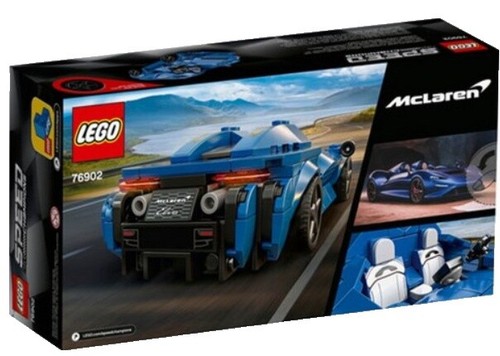 Miniature Auto CM-MODELS McLaren Elva Gulf 2020 - Échelle 1/64 - Bleu Et Orange - Neuve