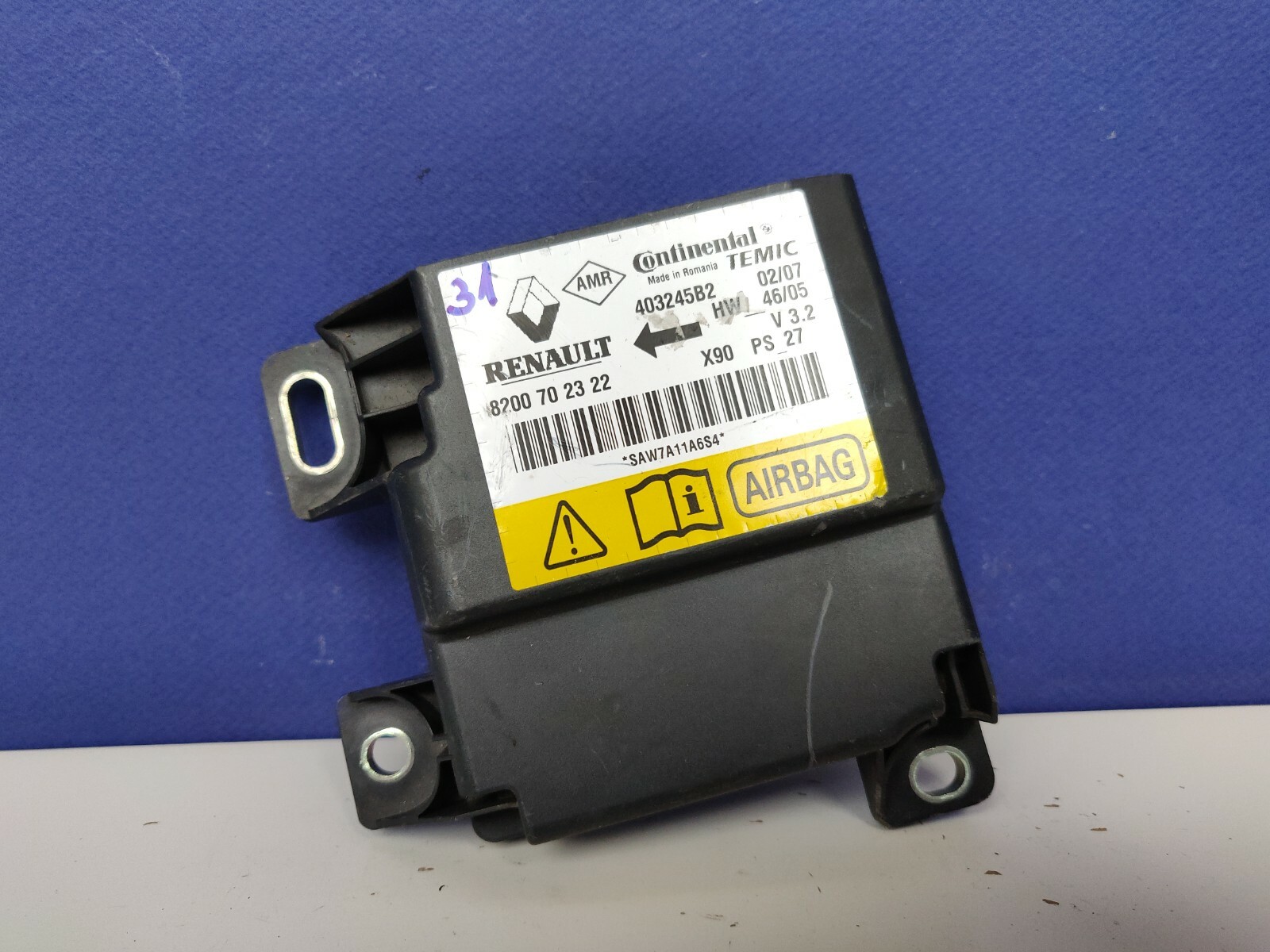 Renault Dacia Genuin Electric Control Unit Ecu 8200702322 8200 70 23 22 403245b2