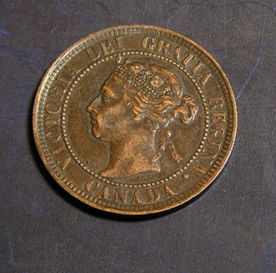1900 QUEEN VICTORIA DEI GRATIA REGINA ONE CENT CANADA COIN | eBay