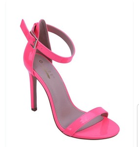 neon pink heels