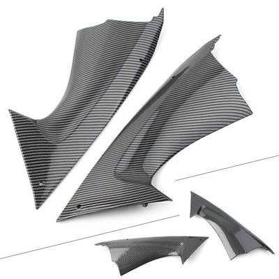 Carbon Fiber Side Air Duct Cover Fairing Insert Part Fit Yamaha YZF R6 2008-2016