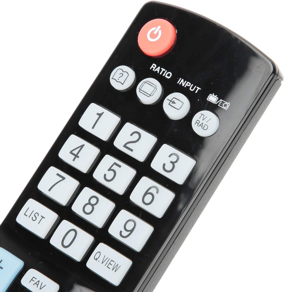 HOLMIOS Telecomando Universale Per LG Smart TV  2xLR03/AAA Non Inclusi Nero 85320636