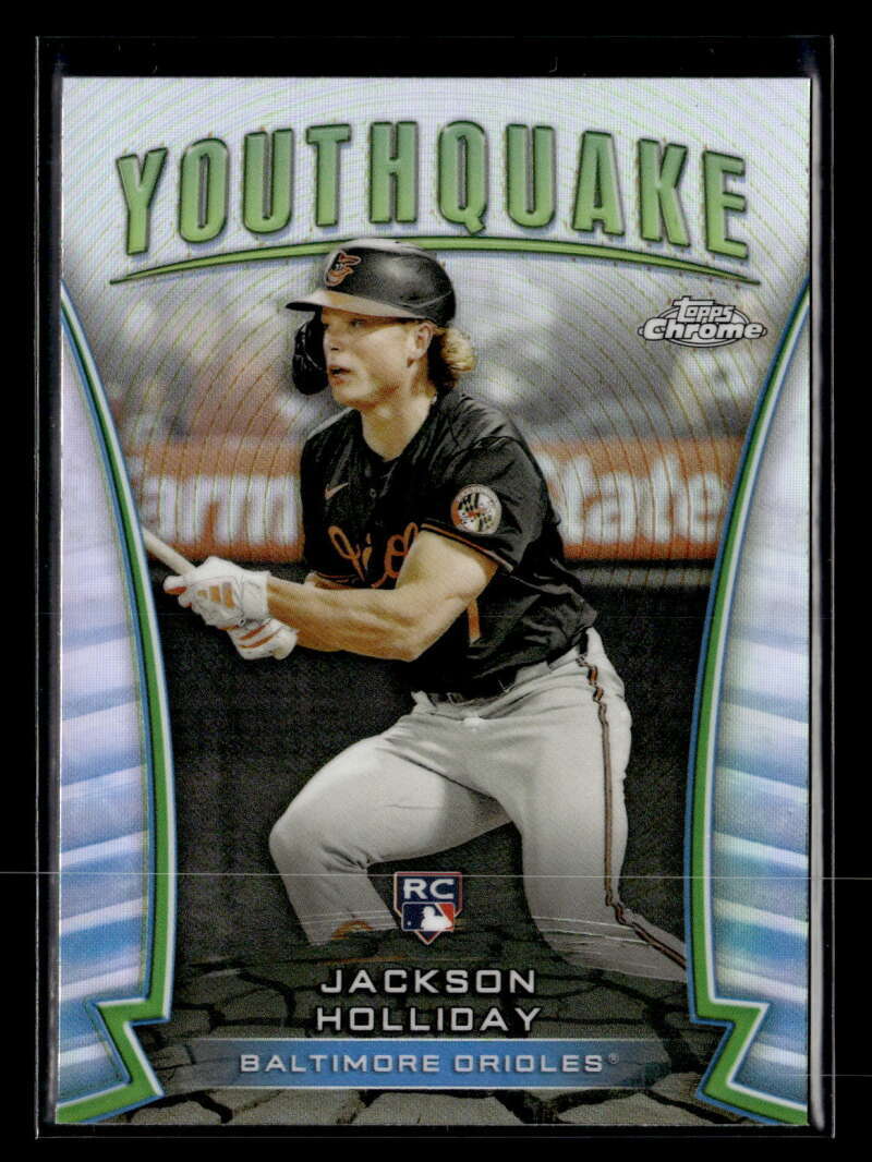 2024 Topps Chrome Update Jackson Holliday Rookie Youthquake Orioles U7393