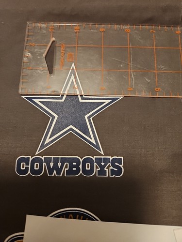 Dallas Cowboys Football Heat Transfer Vinyl Iron On Lot of 2 - Picture 5 of 6