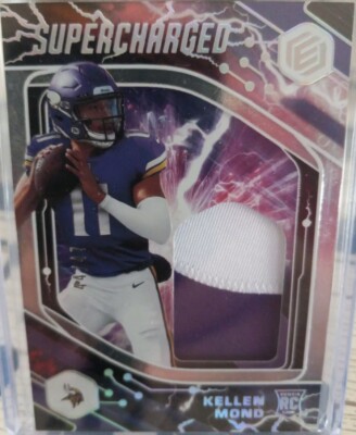 2021 Elements KELLEN MOND RC SUPERCHARGED JUMBO 2 COLOR PATCH Rookie # d 44/47