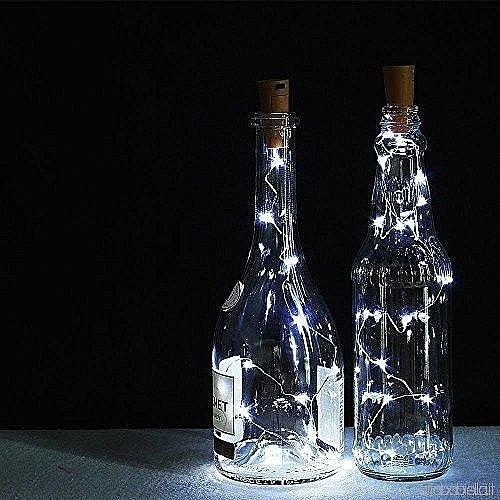 Tappo Per Bottiglia Con Luce LED Solare: Atmosfera Fiabesca Per Esterni E Interni, IP44 Ricaricabile - 4