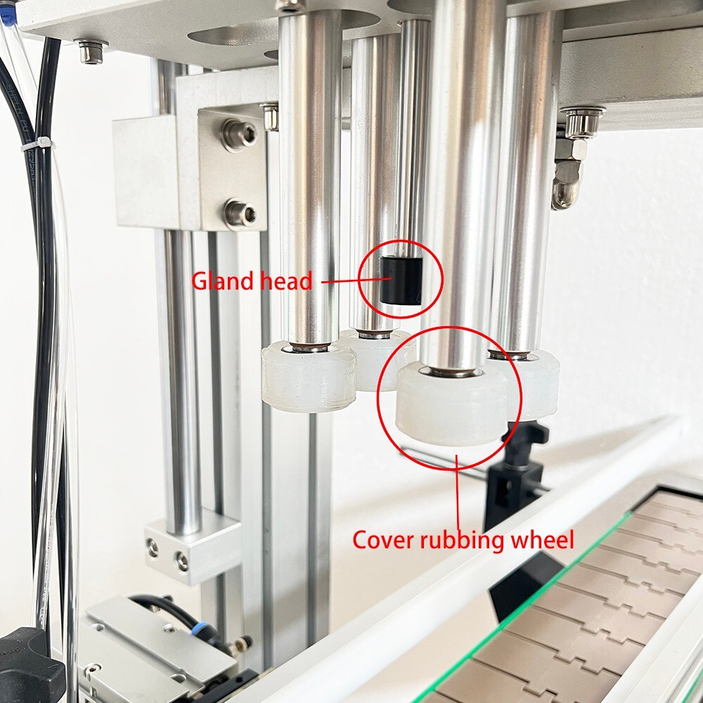 Automatic Bottle Capping Machine Desktop Linear Bottle Sealer Bottle Lid Capping