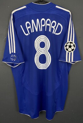 MEN'S FC CHELSEA 2006/2007 LAMPARD #8 UEFA SOCCER FOOTBALL SHIRT