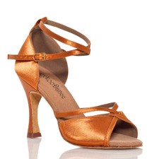 Women Party Ballroom Shoes Latin Dance Shoes Satin High Heel Tango Dancing Shoes