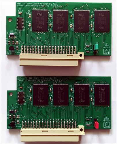 AKAI FMX-008 FMX008 New Clone FlashROM FMX008 Paar - 2 Boards - 8MWords (16MB)