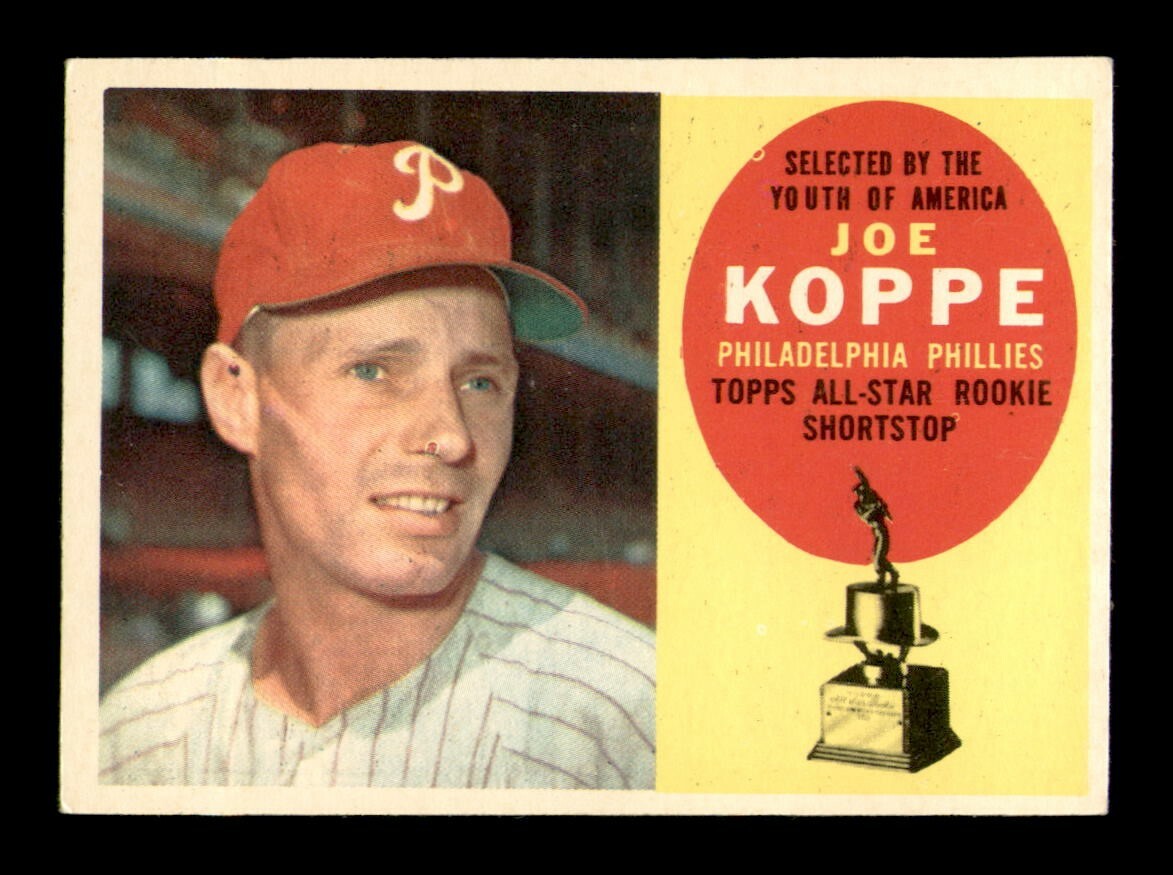 1960 Topps #319 Joe Koppe EX-MT Baseball Card OBGcards Vintage
