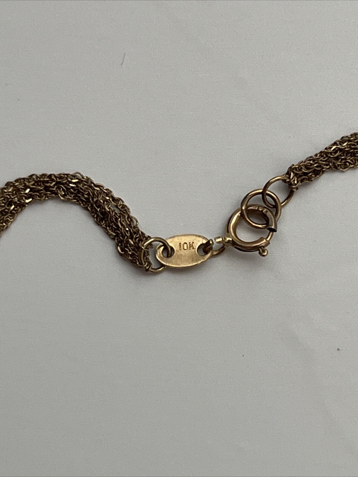 Real Gold Heart Necklace 16” - image 5