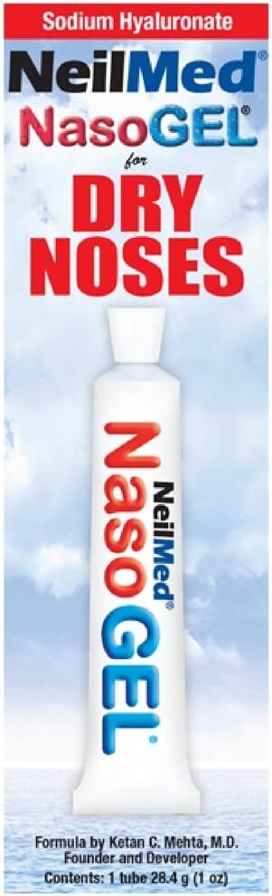 Neilmed Nasogel para nariz seca 1 oz (paquete de 4)