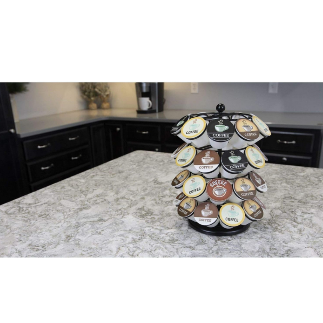 40 Keurig K Cup Holder Coffee Pod Carousel Stand Storage Organizer