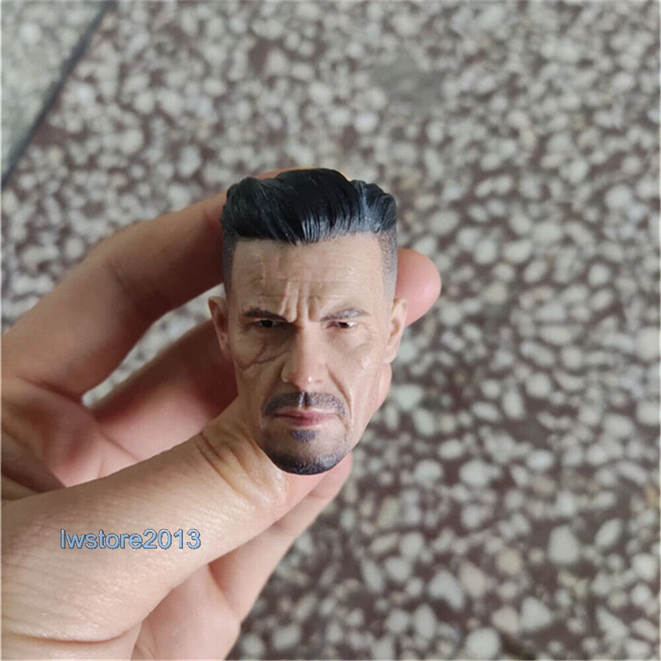 1:6 heroes Cable Josh James Brolin Head Sculpt For 12" Male Action Figure Body - Image 3 of 4