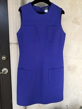 Vintage Gianni Versace Wool Pencil Dress – Purple – EU 38 / US 6 – Classic Mod S