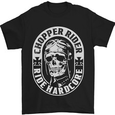 Biker Chopper Rider Motorbike Motorcycle Mens T-Shirt 100 Cotton