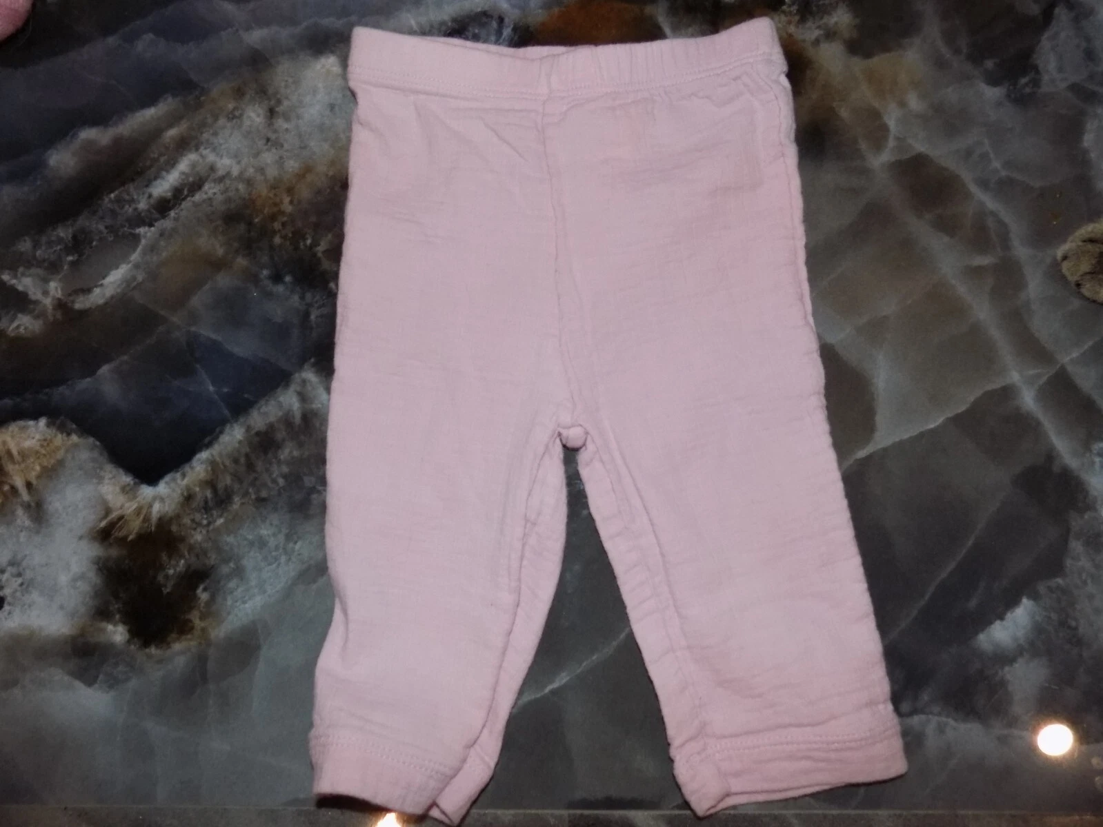 Aden + Anais Muslin Darling Pink Kimono Pants 0 3 Months Girl's EUC