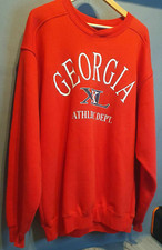 Vintage Red Galt Crew Georgia Athletic Dept. ...