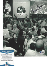 GERRY GRIFFIN NASA APOLLO 13 FLIGHT DIRECTOR SIGNED 8x10 PHOTO C BECKETT COA BAS