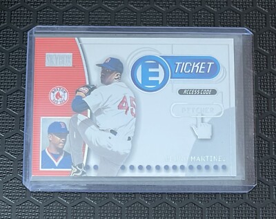 2000 Skybox/Fleer E Ticket Pedro Martinez #10 Of 15ET HOF Boston Red Sox!