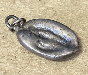 Vintage Sterling Silver Coffee Bean Charm!
