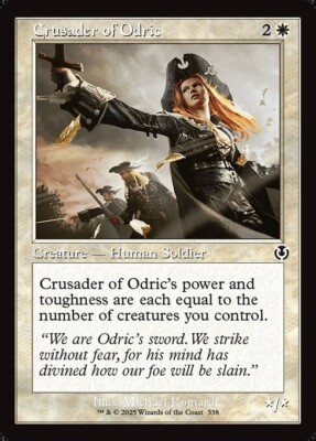MTG C RETRO REGULAR - CRUSADER OF ODRIC 338 (INR) Innistrad Remastered