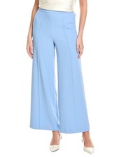 St. John Satin Back Cady Pant Women's Blue L