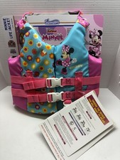 Disney Minnie Mouse Life Jacket for Kids 33-55 lbs New