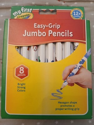 Easy Grip Jumbo Buntstifte für die Kleinsten. 8 Farben. Gebraucht sehr gut.
