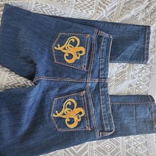 South Pole Jeans Women's denim  Embroidered Size 11 Rn 82628