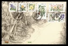 DR WHO 2004 IRELAND FDC FLOWER COMBO E5 M77309