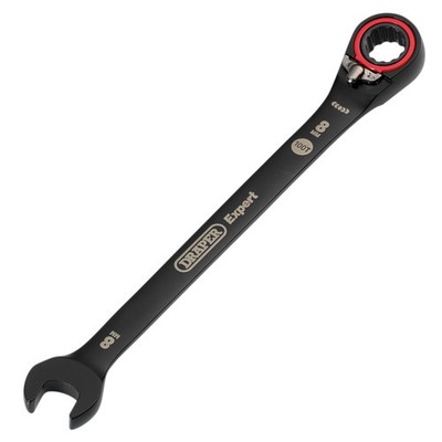 Draper Expert Metrisch Umschaltknarre Ring-Maulschlüssel 8mm Schwarz 03898