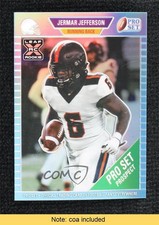 2021 Leaf Pro Set Metal 1/1 Jermar Jefferson #43 4z8