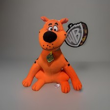 Warner Brothers Scooby Doo Fluorescent Orange Toy Factory 9" Plush- NWT